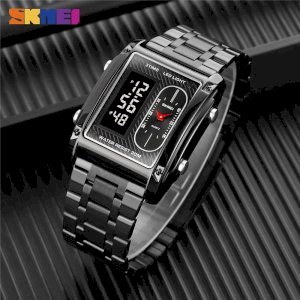 SKMEI Men Sport Watches Pedometer Calorie Thermometer Waterproof Quartz Digital Movement Wristwatches