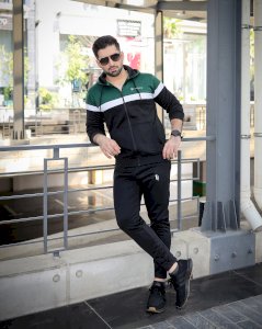 Exclusive full set Tracksuit for Men, জ্যাকেট+ট্রাউজার 1 সেট