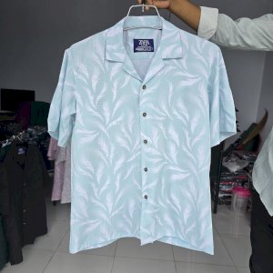 Casual Half Shirt (Sky green Color) for man
